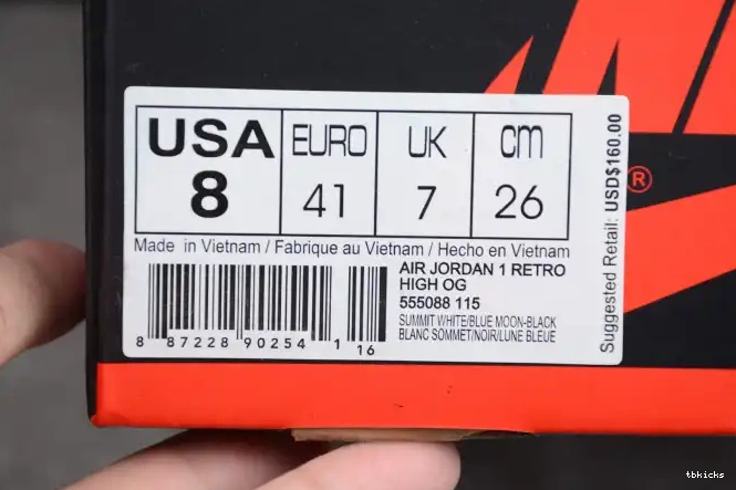 Cheap TB Blue Jordan Moon High 555088-115 Air OG 1 Retro 0608